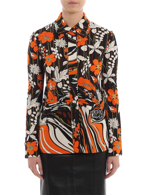 prada floral print shirt|Prada floral.